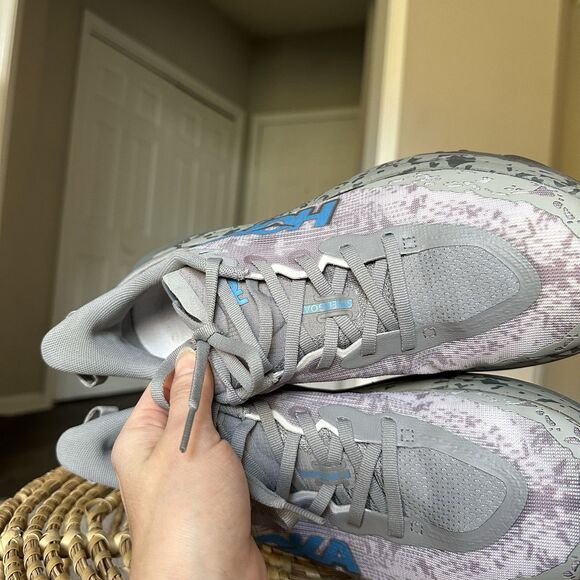 Hoka One One Speedgoat 6 Mens 11 Trail Running Shoe Sneaker Gray Hiking Trainer - Picture 9 of 12